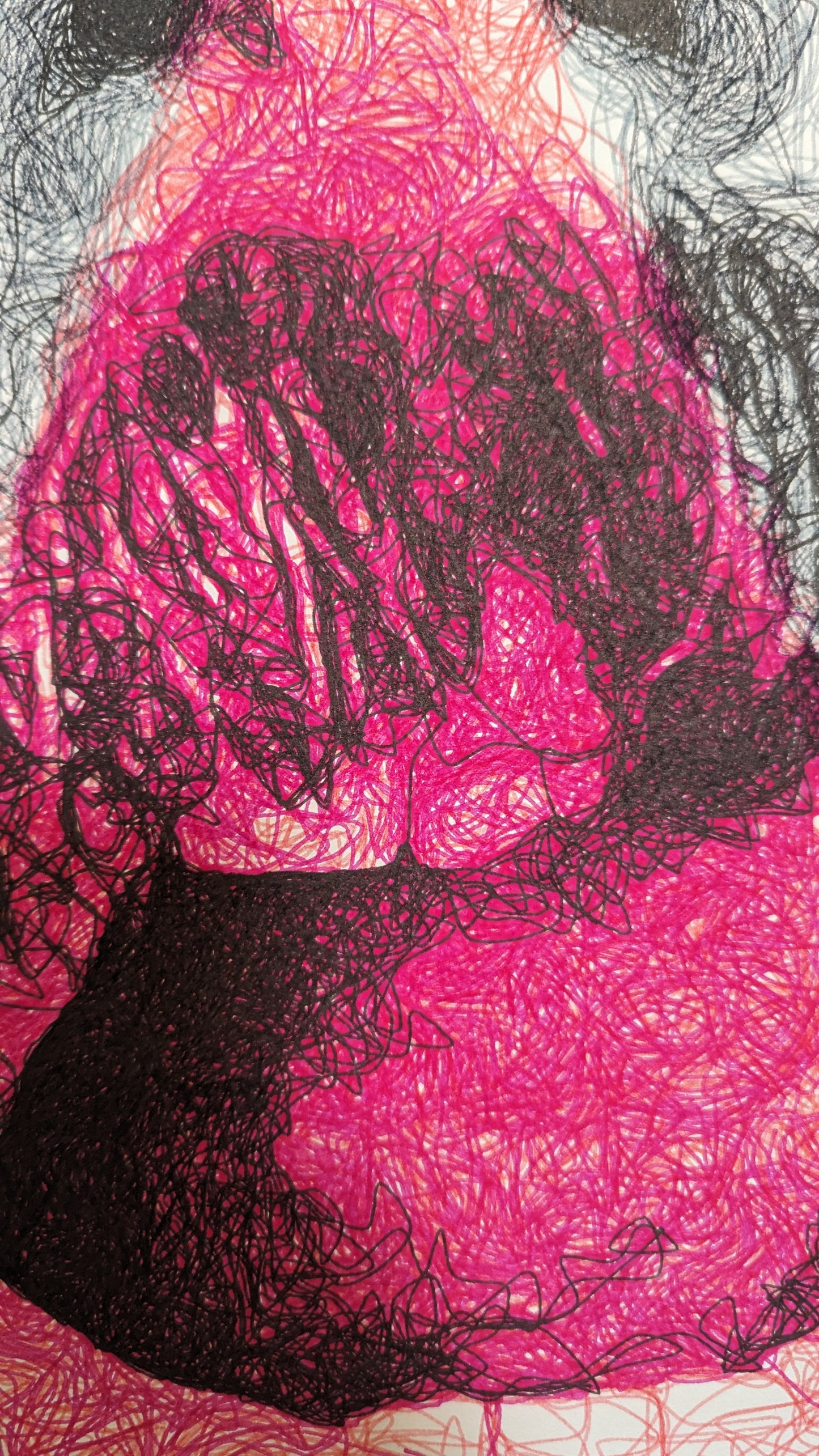 pink tongue up 18x24